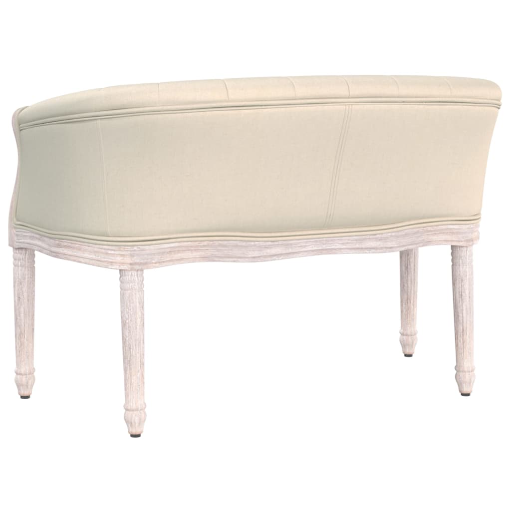 Bankje 98X56X69 Cm Linnen Beige