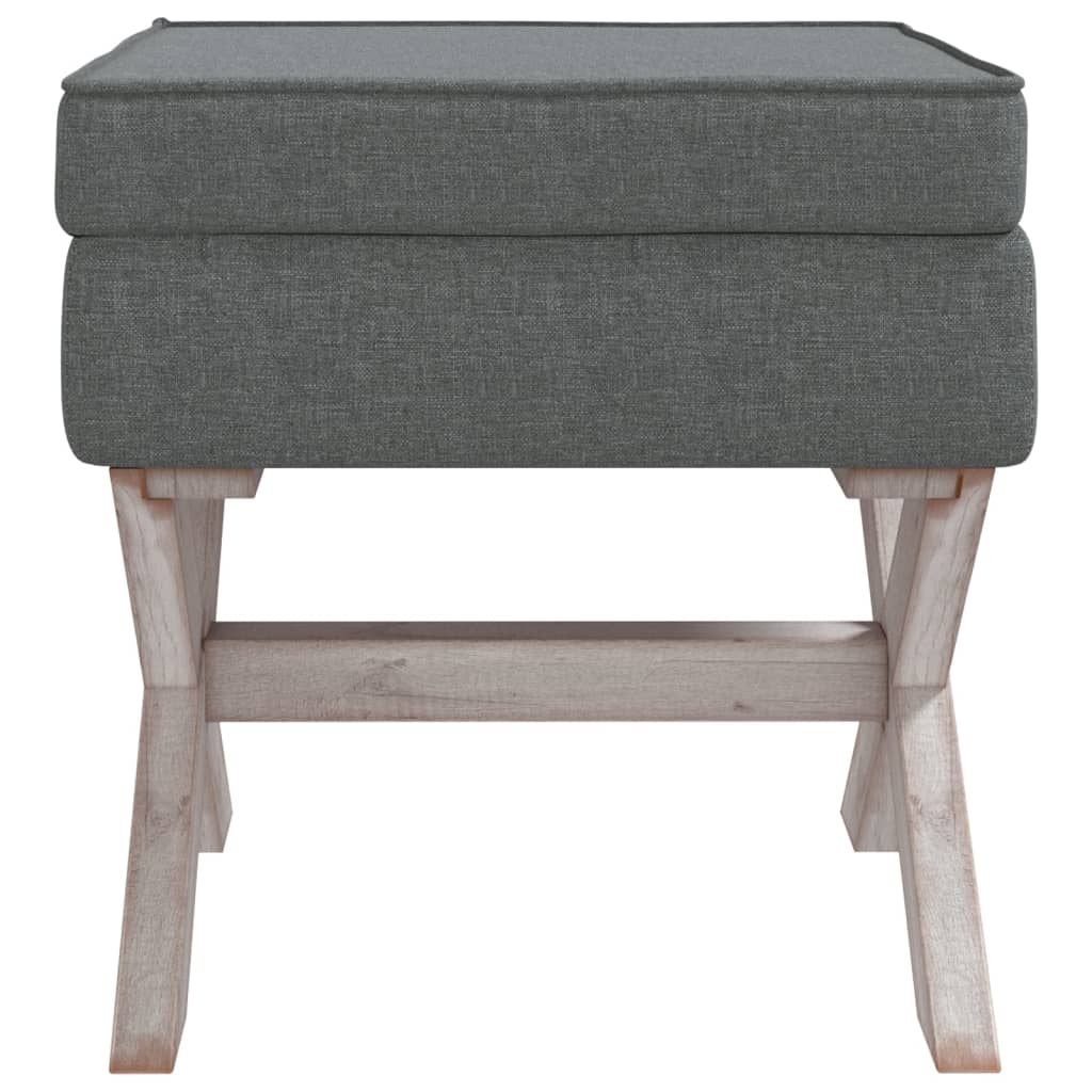Opbergkruk 45X45X49 Cm Stof Donkergrijs
