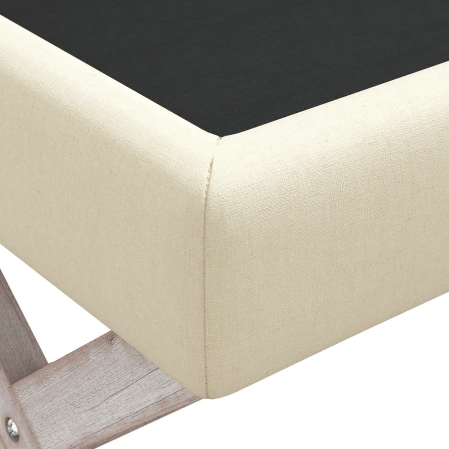 Opbergbankje 110X45X49 Cm Linnen Beige