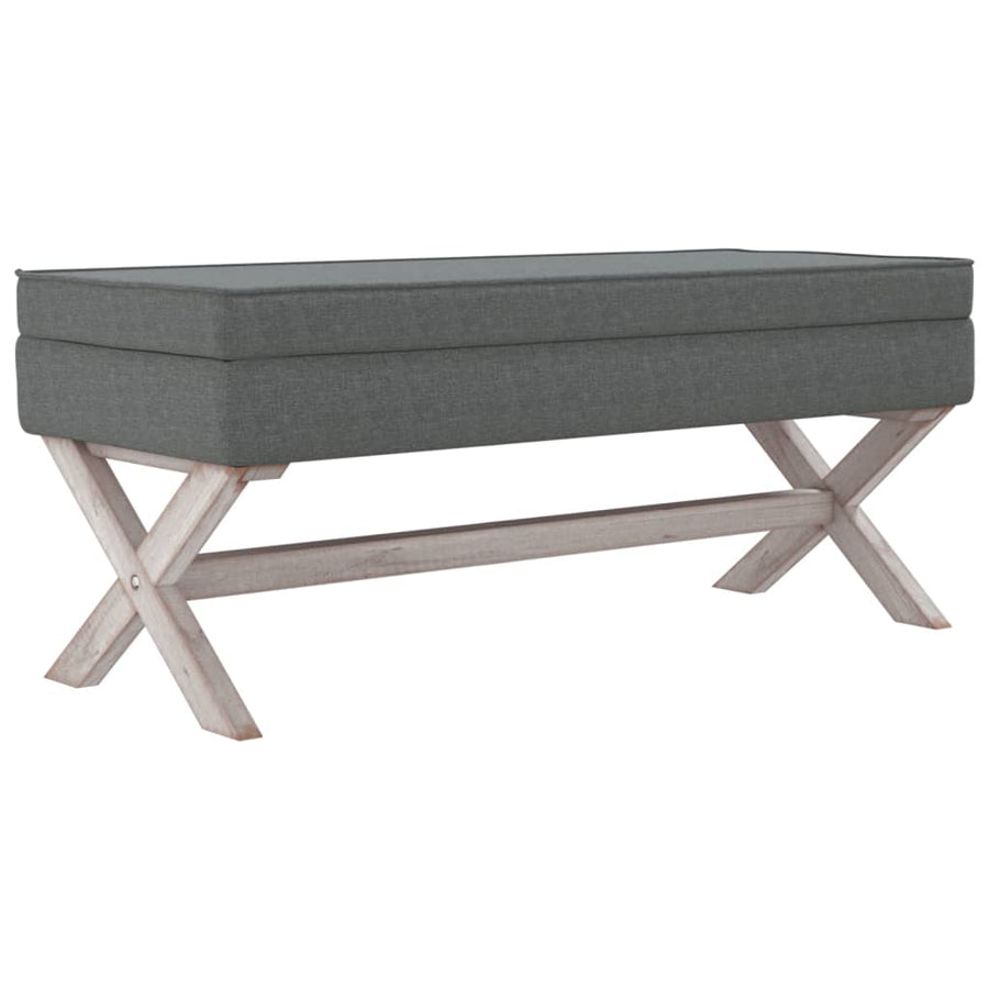 Opbergkruk 110X45X49 Cm Stof Donkergrijs