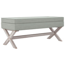 Opbergkruk 110X45X49 Cm Fluweel Lichtgrijs