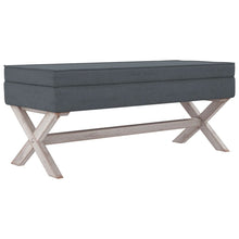 Opbergkruk 110X45X49 Cm Fluweel Donkergrijs