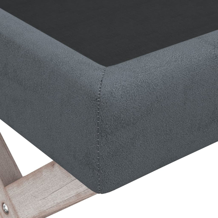 Opbergkruk 110X45X49 Cm Fluweel Donkergrijs