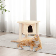 Kattenmeubel 37 cm crème