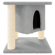 Kattenmeubel Met Sisal Krabpalen 37 Cm Lichtgrijs