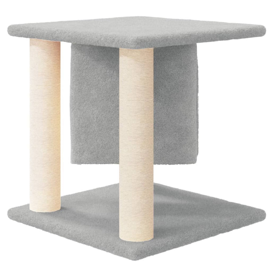 Kattenmeubel Met Sisal Krabpalen 37 Cm Lichtgrijs