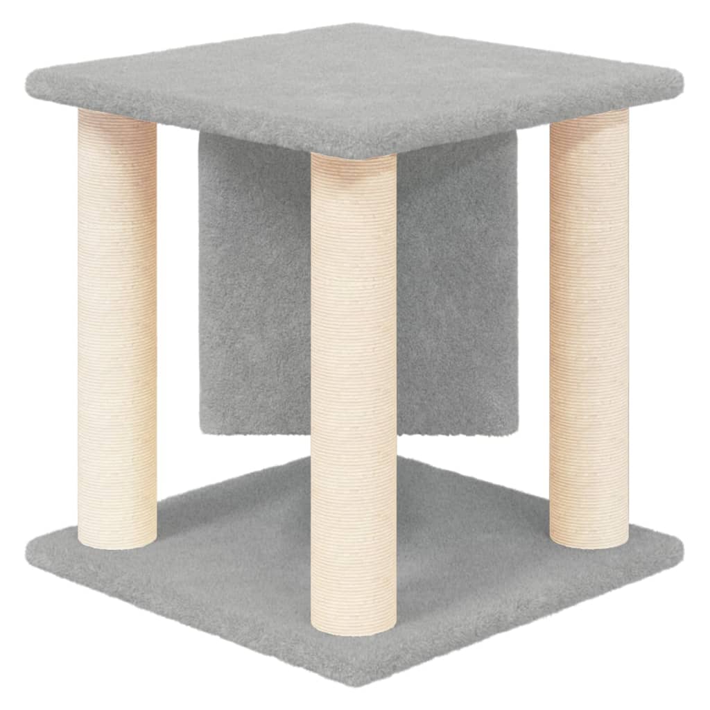 Kattenmeubel Met Sisal Krabpalen 37 Cm Lichtgrijs