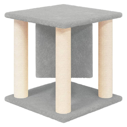 Kattenmeubel Met Sisal Krabpalen 37 Cm Lichtgrijs