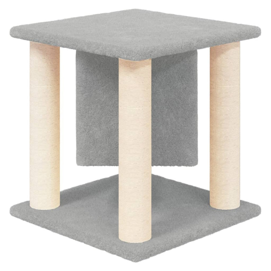Kattenmeubel Met Sisal Krabpalen 37 Cm Lichtgrijs