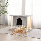 Kattenkrabpaal 50 cm lichtgrijs