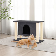 Kattenmeubel 50 cm donkergrijs