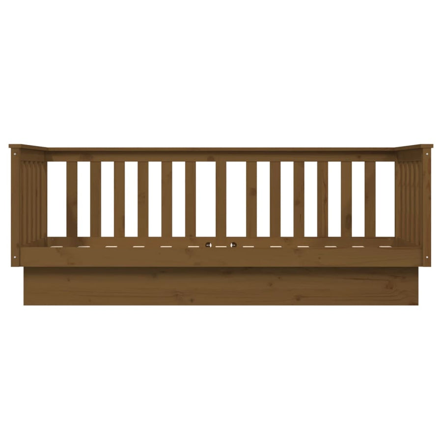 Slaapbank 75X190 Cm Massief Grenenhout Honingbruin