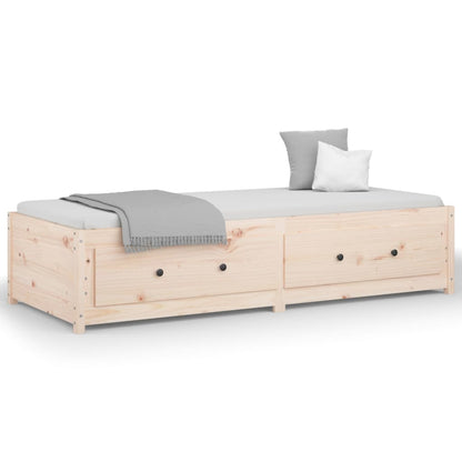 Slaapbank Massief Grenenhout 80 x 200 cm Naturel
