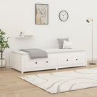 Daybed without mattress 80x200 cm solid pine wood white