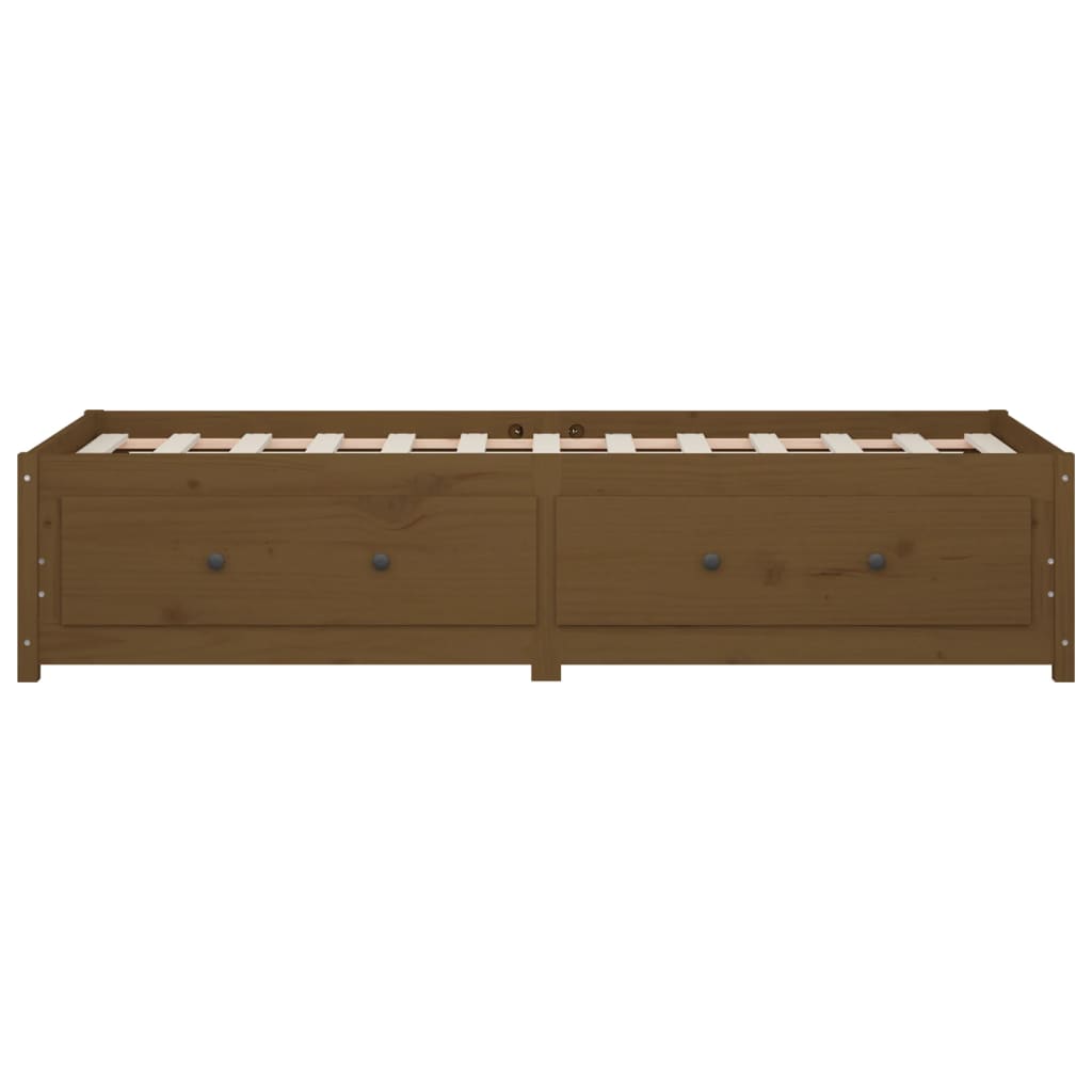 Slaapbank Massief Grenenhout 80 x 200 cm Honingbruin