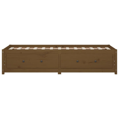 Slaapbank Massief Grenenhout 80 x 200 cm Honingbruin