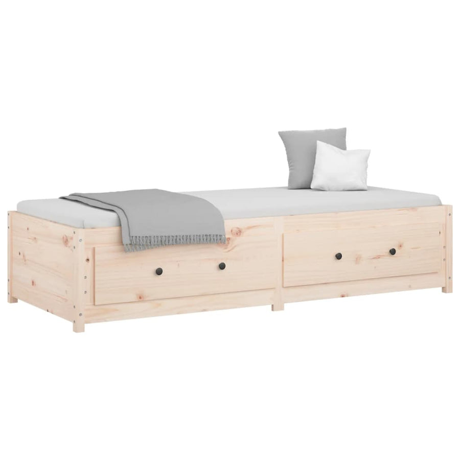 Slaapbank Massief Grenenhout 90 x 200 cm Naturel