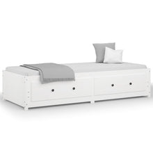 Slaapbank Massief Grenenhout 90 x 200 cm Wit