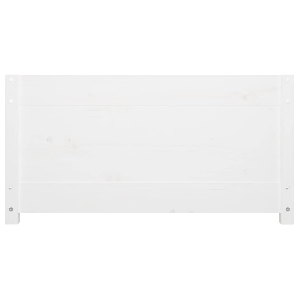 Slaapbank Massief Grenenhout 90 x 200 cm Wit