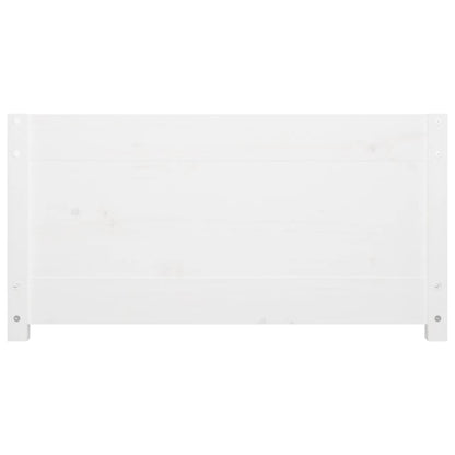 Slaapbank Massief Grenenhout 90 x 200 cm Wit
