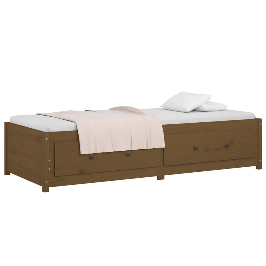 Slaapbank Massief Grenenhout 90 x 200 cm Honingbruin