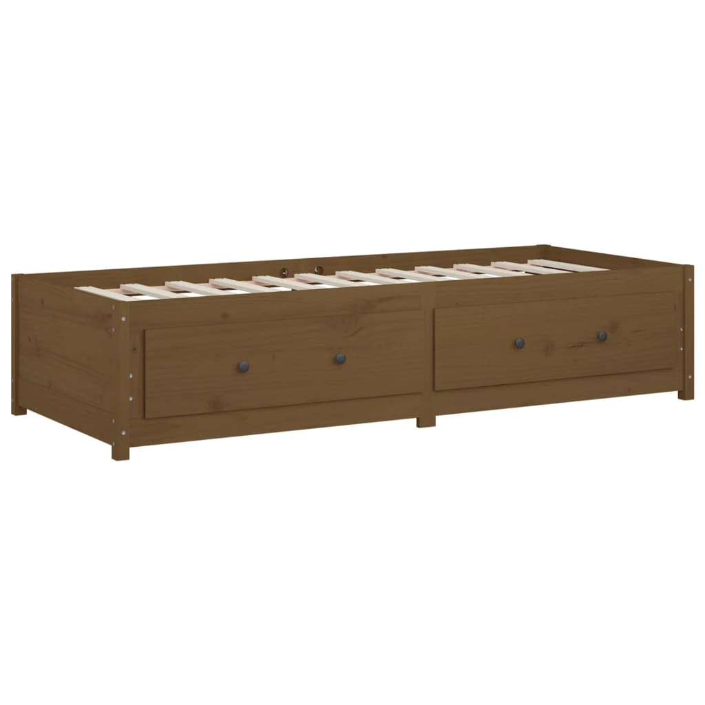 Slaapbank Massief Grenenhout 90 x 200 cm Honingbruin