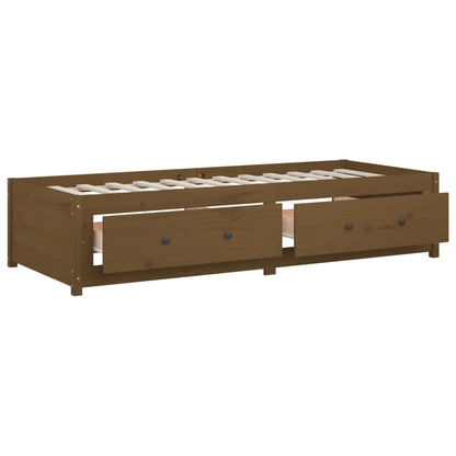 Slaapbank Massief Grenenhout 90 x 200 cm Honingbruin