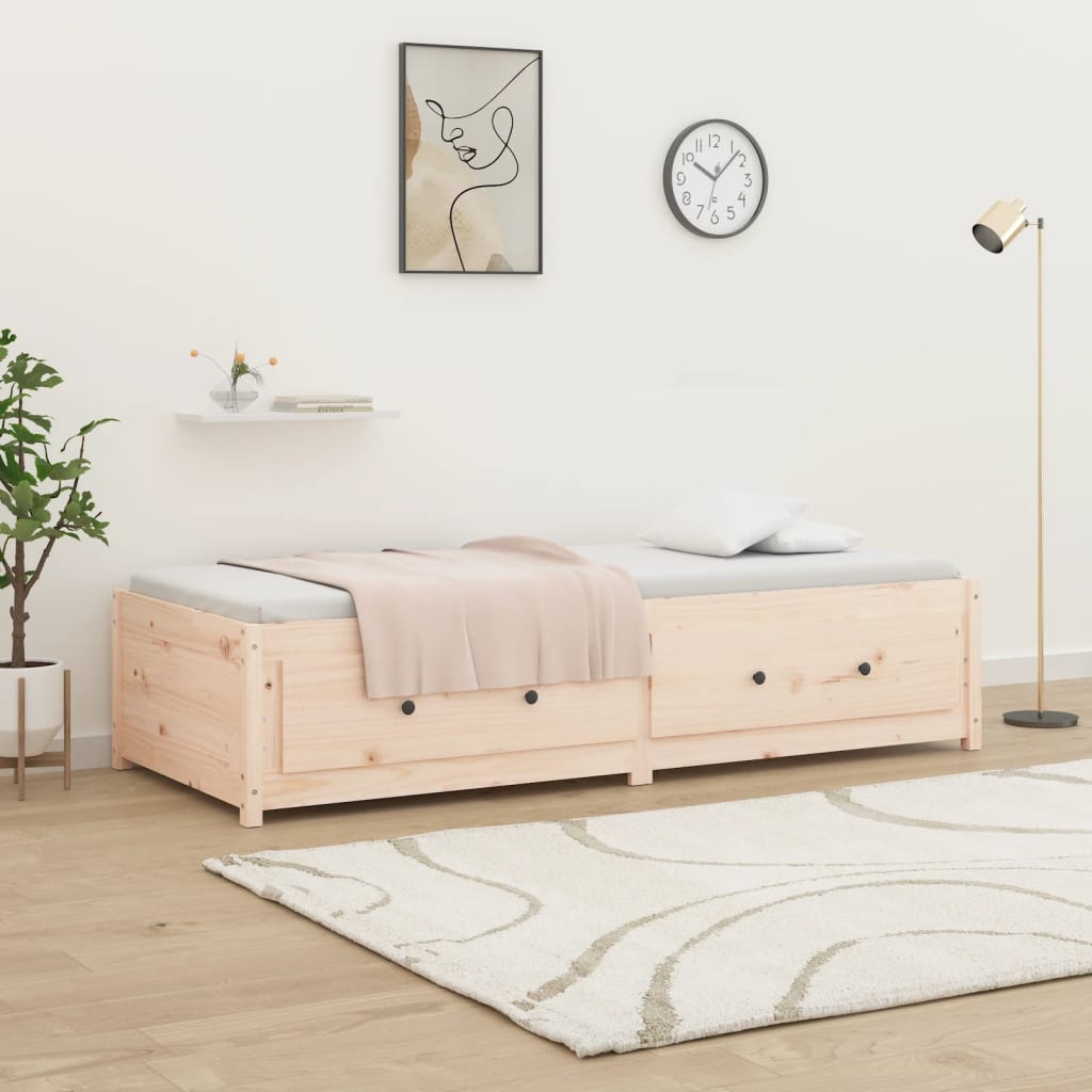 Slaapbank Massief Grenenhout 3Ft Single 90 x 190 cm Naturel