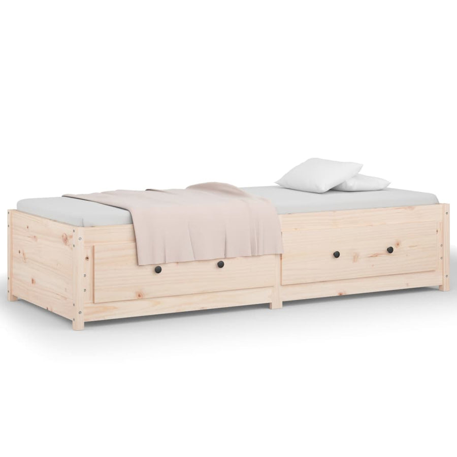 Slaapbank Massief Grenenhout 3Ft Single 90 x 190 cm Naturel