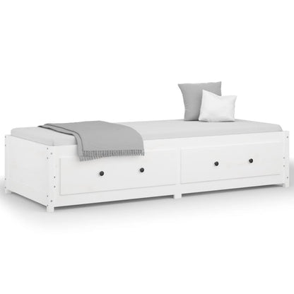 Slaapbank Massief Grenenhout 3Ft Single 90 x 190 cm Wit