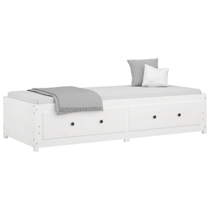 Slaapbank Massief Grenenhout 3Ft Single 90 x 190 cm Wit