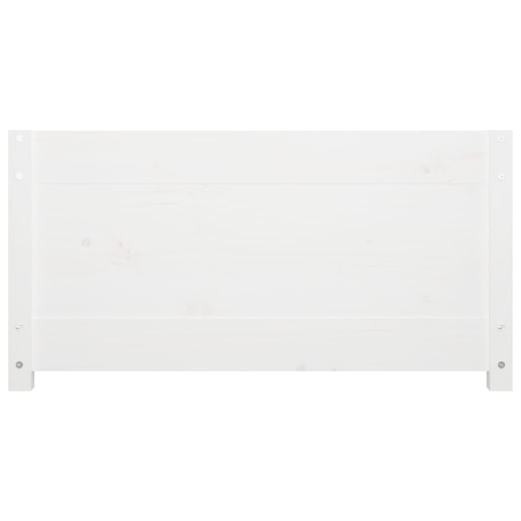 Slaapbank Massief Grenenhout 3Ft Single 90 x 190 cm Wit