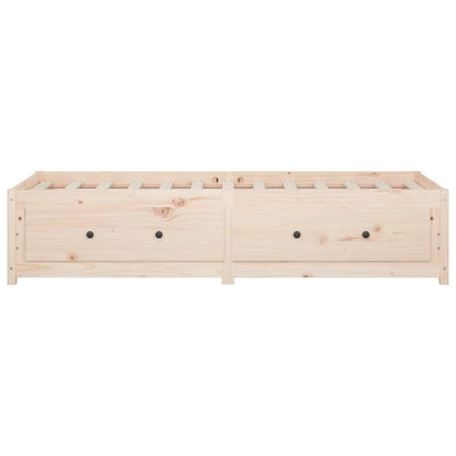 Slaapbank Massief Grenenhout Small Single 75 x 190 cm Naturel