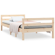Bedframe Massief Grenenhout 80 x 200 cm Naturel