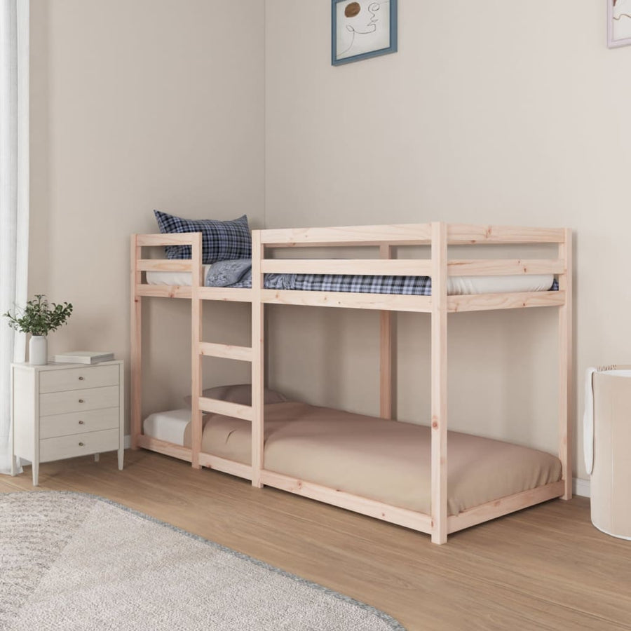 Stapelbed Massief Grenenhout 80X200 Cm