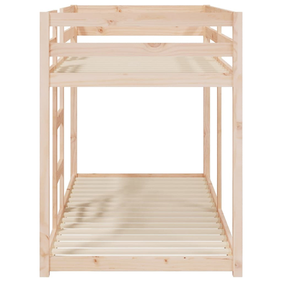 Stapelbed Massief Grenenhout 80X200 Cm