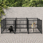 Outdoor Dog Kennel 5.63 m² Steel 291 x 193.5 x 100 cm