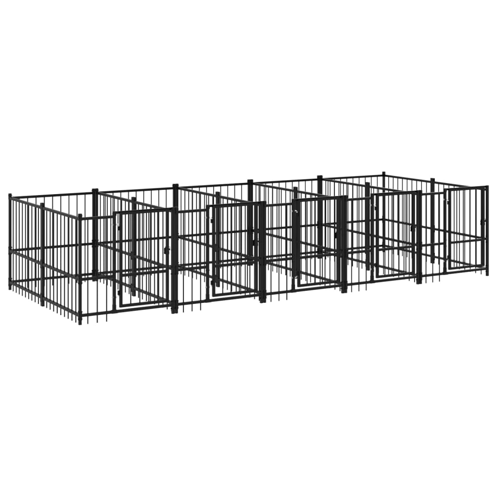 Hondenkenne 9,38 M² Staal 485 x 193.5 x 100 cm