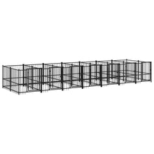 Hondenkennel Voor Buiten 13,14 M² Staal 679 x 193.5 x 100 cm
