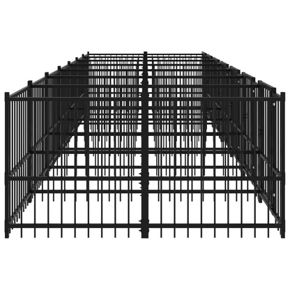 Hondenkennel Voor Buiten 13,14 M² Staal 679 x 193.5 x 100 cm
