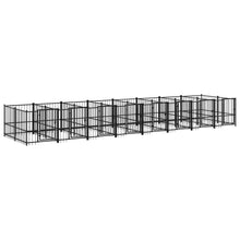 Hondenkennel Voor Buiten 15,02 M² Staal 776 x 193.5 x 100 cm