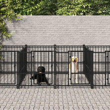 Hondenkennel Voor Buiten 15,02 M² Staal 776 x 193.5 x 100 cm