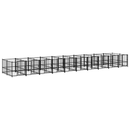 Hondenkennel Voor Buiten 18,77 M² Staal 970 x 193.5 x 100 cm