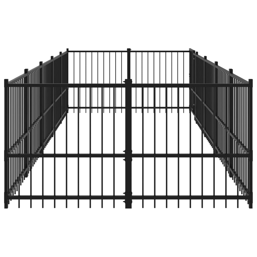 Hondenkenne 9,38 M² Staal 485 x 193.5 x 100 cm