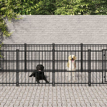 Hondenkennel Voor Buiten 15,02 M² Staal 776 x 193.5 x 100 cm
