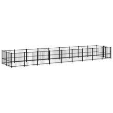 Hondenkennel Voor Buiten 16,89 M² Staal 873 x 193.5 x 100 cm