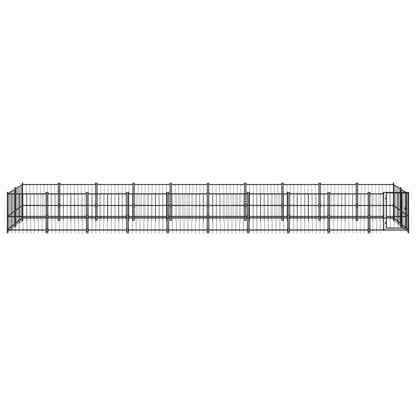 Hondenkennel Voor Buiten 18,77 M² Staal 970 x 193.5 x 100 cm