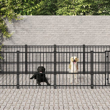 Hondenkennel Voor Buiten 18,77 M² Staal 970 x 193.5 x 100 cm
