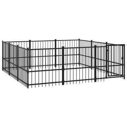 Hondenkennel Voor Buiten 8,47 M² Staal 291 x 291 x 100 cm