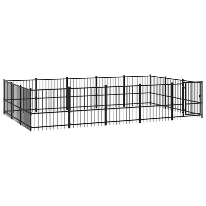 Hondenkennel Voor Buiten 14,11 M² Staal 485 x 291 x 100 cm